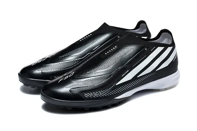 Adidas X Speedportal Hyperfast Negro Blanco Turf Zapatos de Fútbol 8