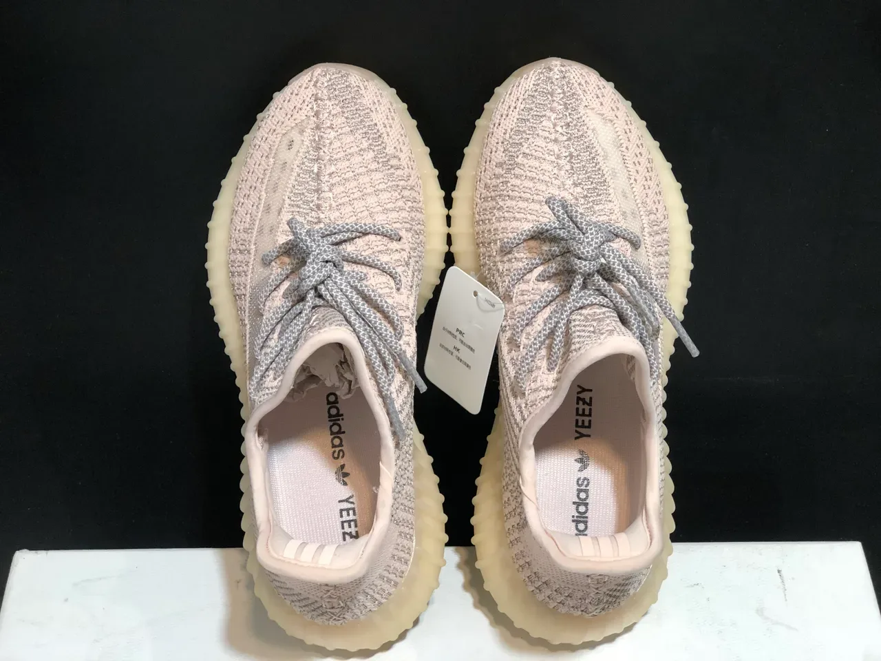 Adidas Yeezy Boost 350 ভূরা গ্রে কিনিট আপার রিবড ট্রান্সলুসেন্ট সোল লাইফস্টাইল স্নিকার্স 9