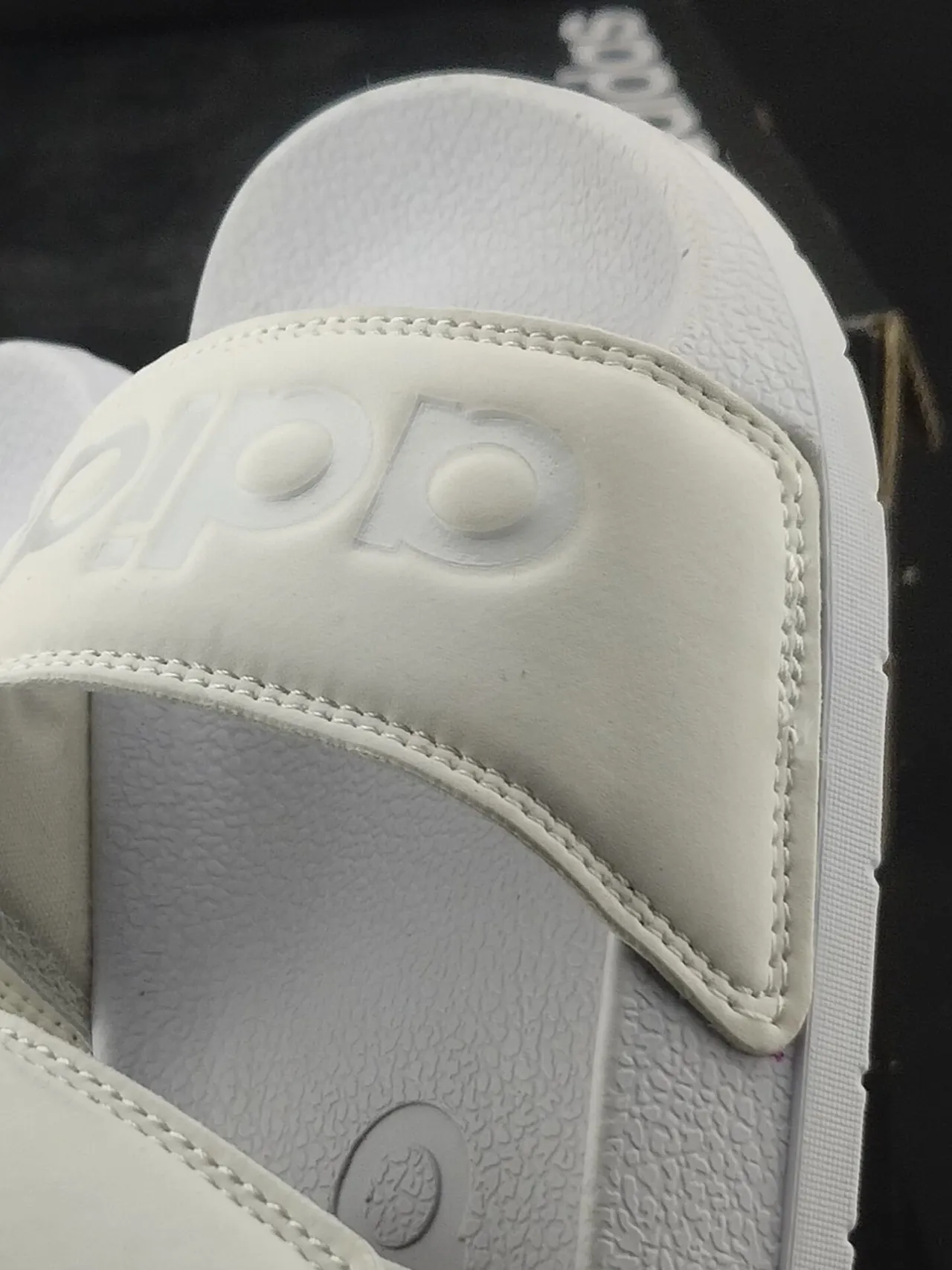 Adidas Yeezy Slide White Molded Two-Strap Casual Sandals 6