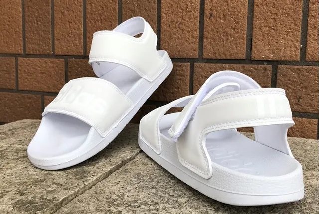Adidas Yeezy Slide White Molded Two-Strap Casual Sandals 8