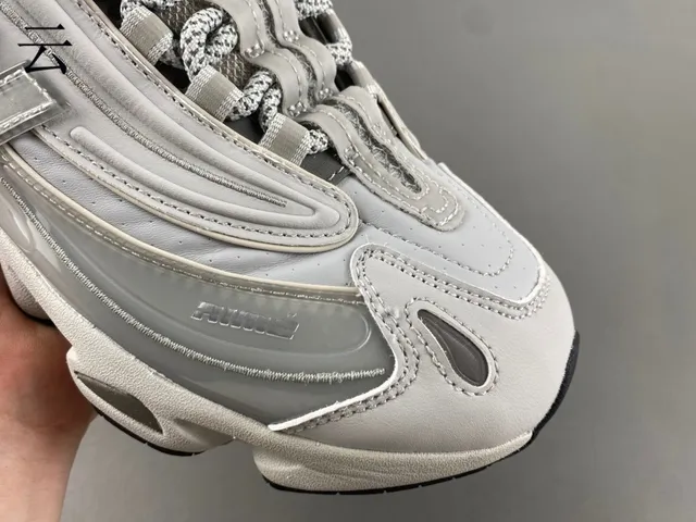 Aimé Leon Dore Gris Semelle Noire Upper Maille Synthétique en Couches Chaussures Chunky 3