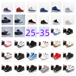Tênis de basquete Air Jordan 11 em couro envernizado com degradê roxo