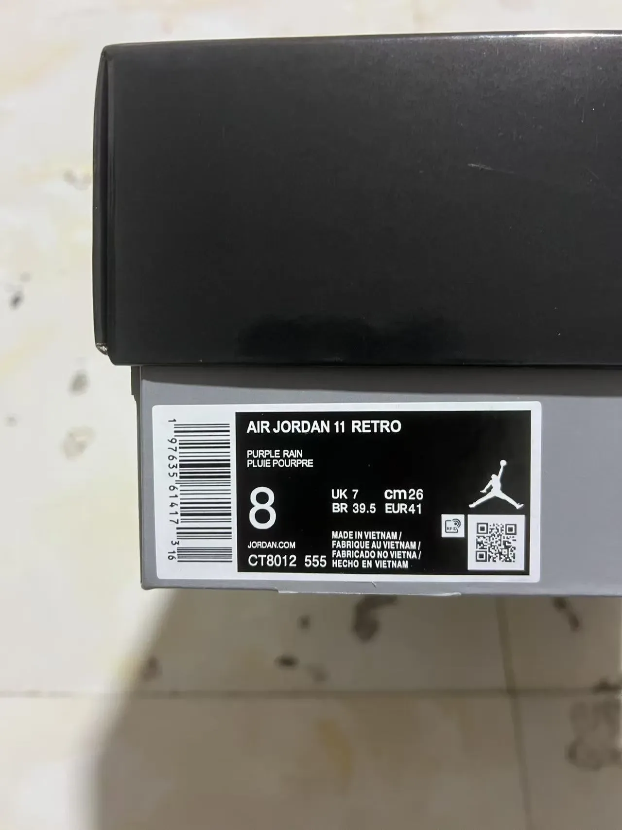 Air Jordan 11 Violet suède Chaussures de Basketball Hautes 10