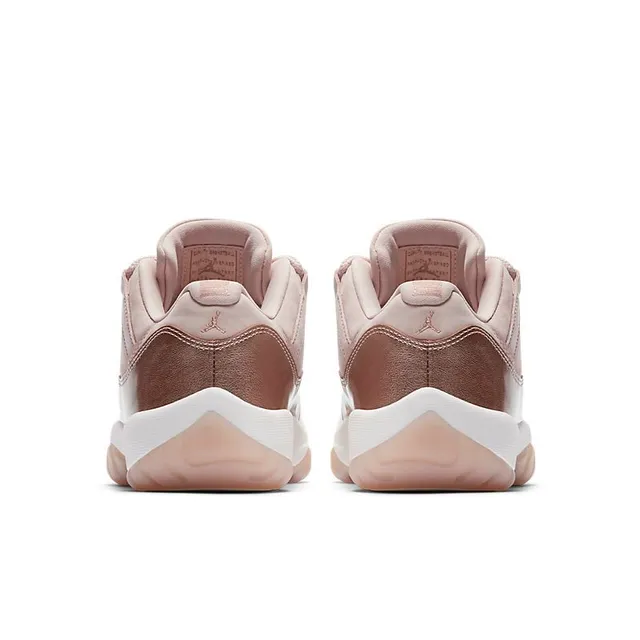 Zapatillas de baloncesto Air Jordan 11 oro rosa metálico 2