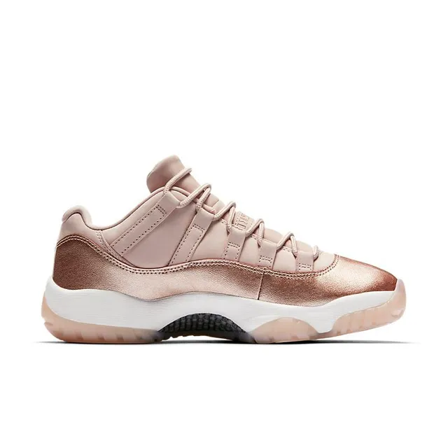 Zapatillas de baloncesto Air Jordan 11 oro rosa metálico 5
