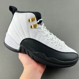 Air Jordan 12 白黑金 篮球鞋