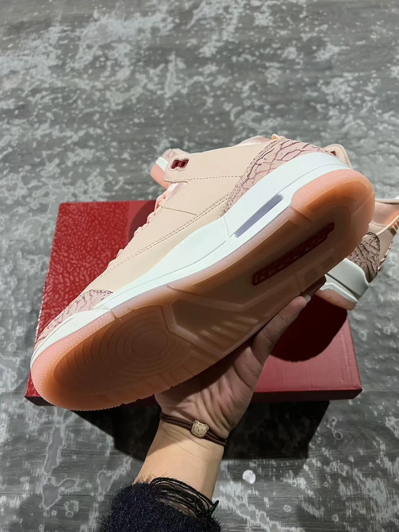 Air Jordan 3 Pink Elephant बास्केटबॉल जूते 6