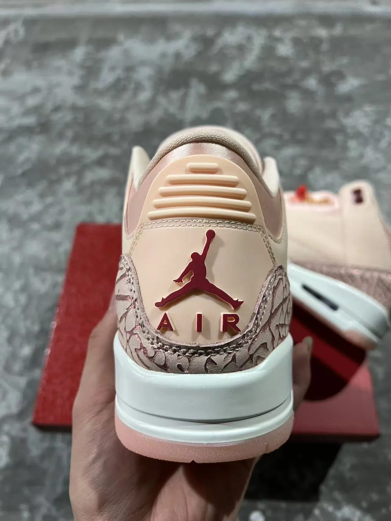 Air Jordan 3 Pink Elephant बास्केटबॉल जूते 8