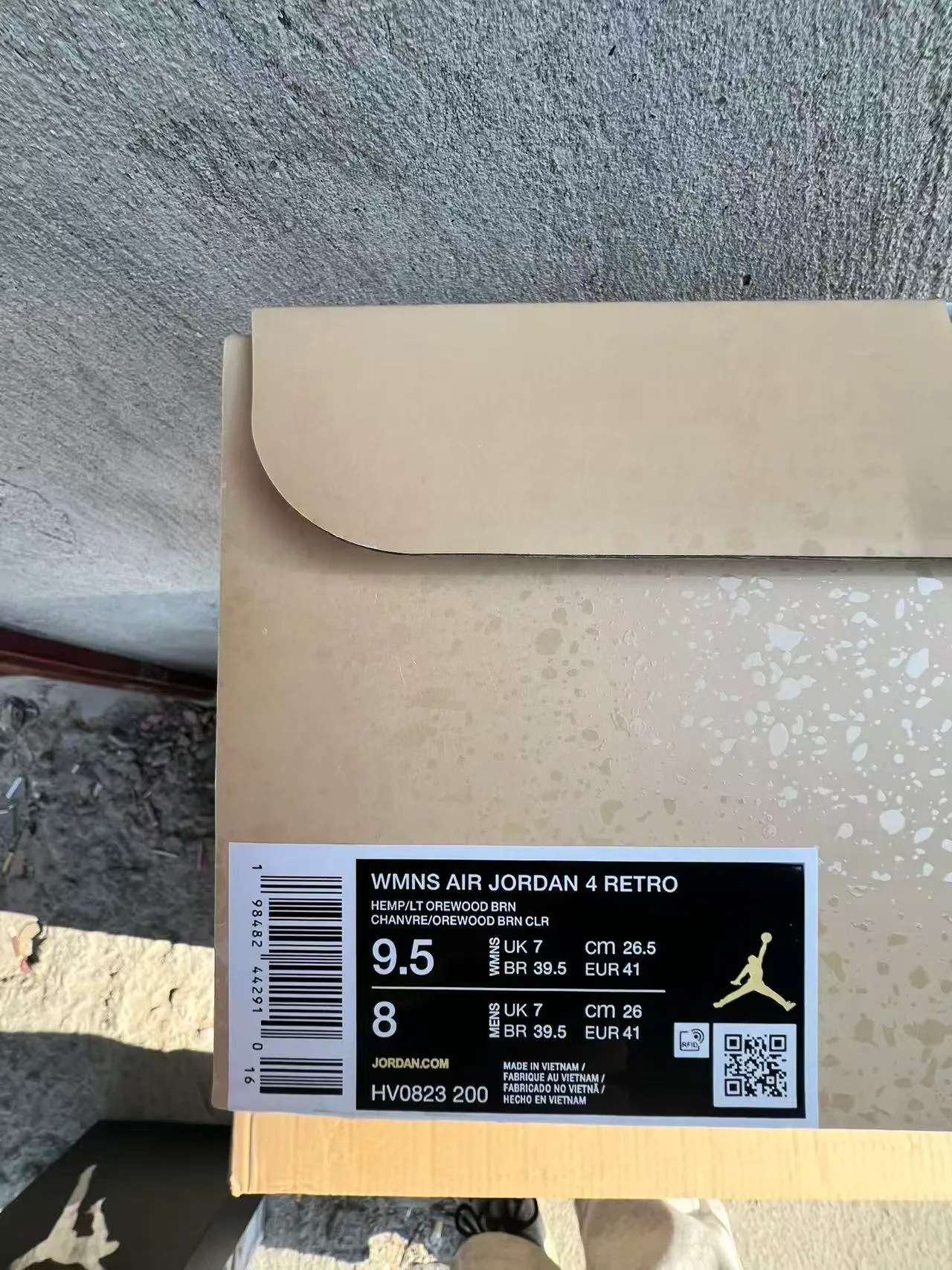 Air Jordan 4 Beige Suede chaussures de basketball 10