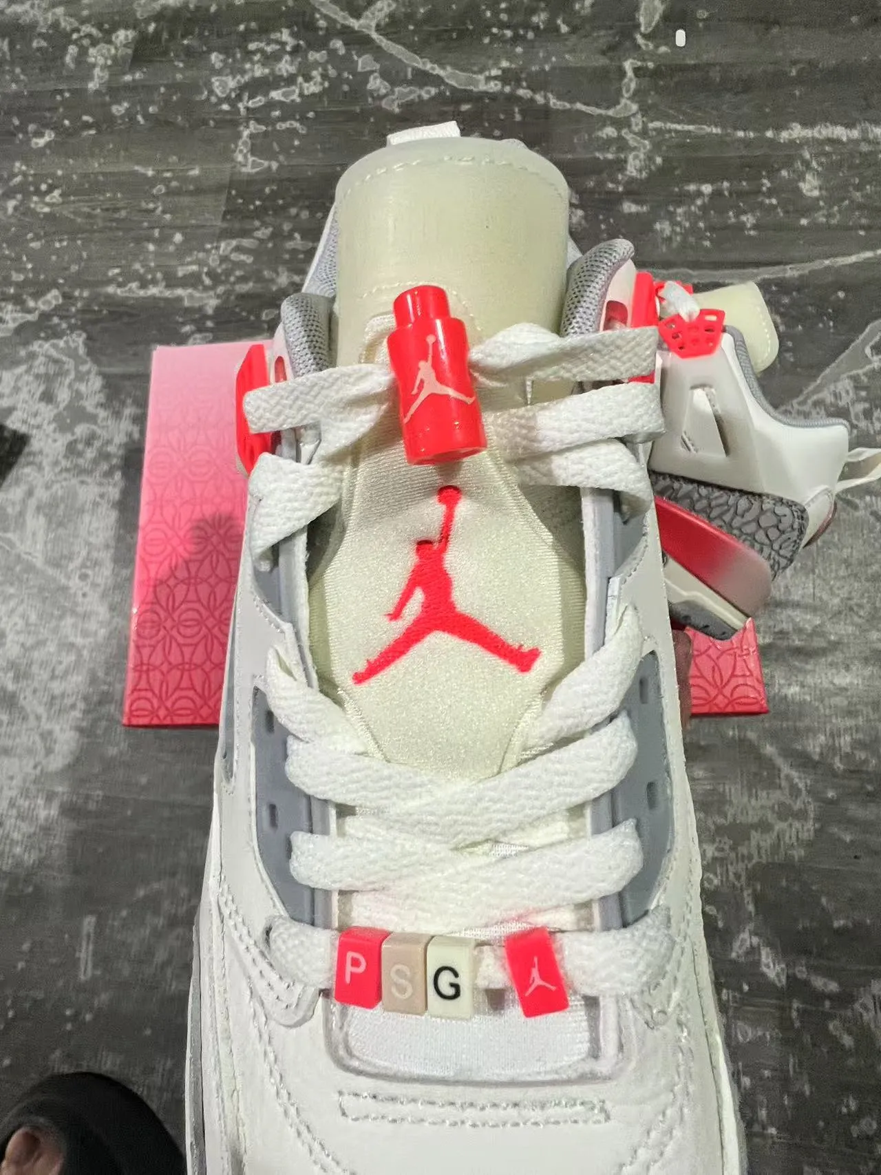 Air Jordan 4 Off-White Red Elephant लाइफस्टाइल स्नीकर्स 4