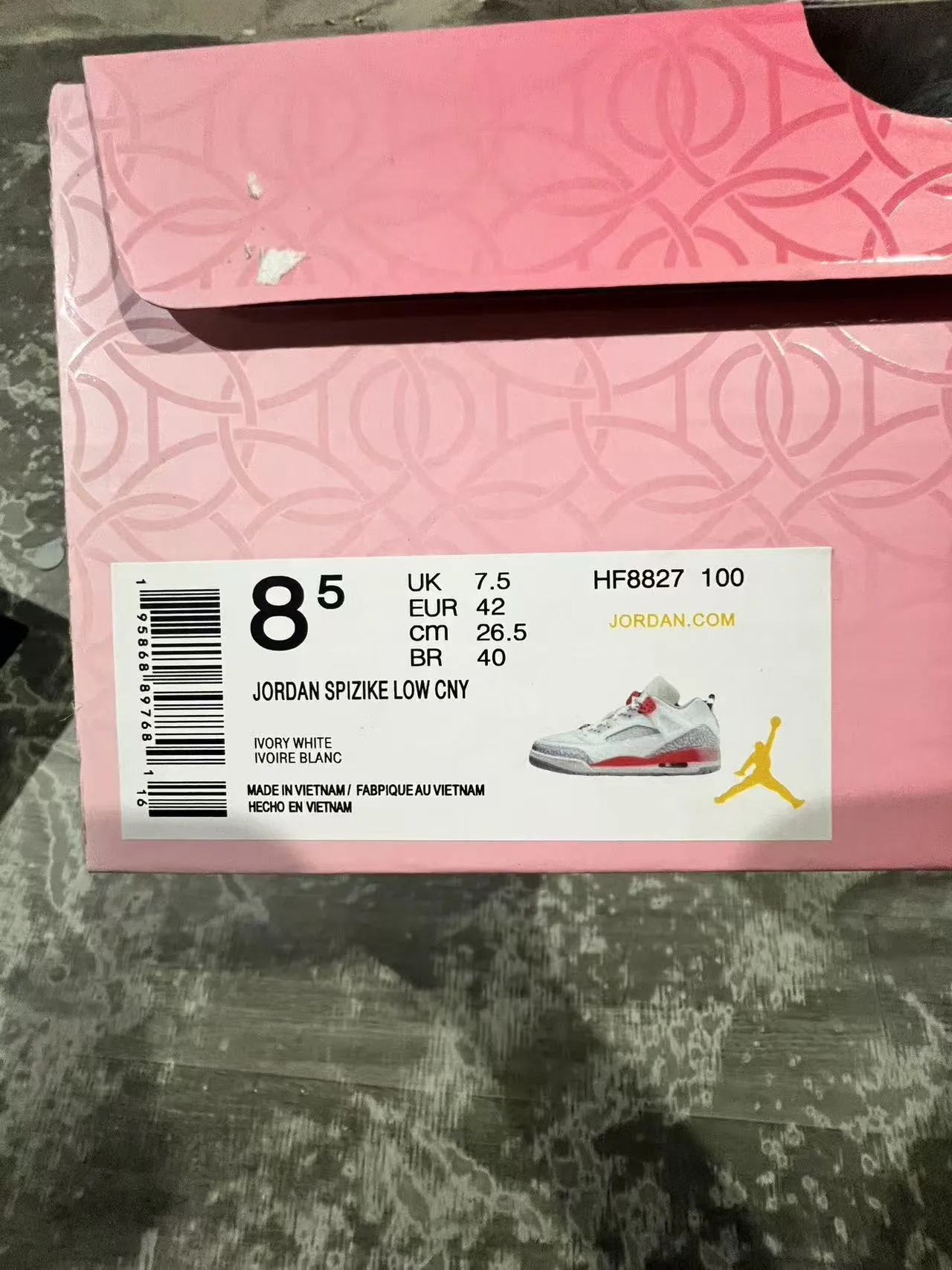 Air Jordan 4 Off-White Red Elephant लाइफस्टाइल स्नीकर्स 11