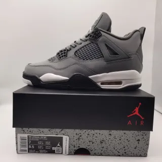 Tênis de basquete Air Jordan 4 Retro cinza frio carvão escuro