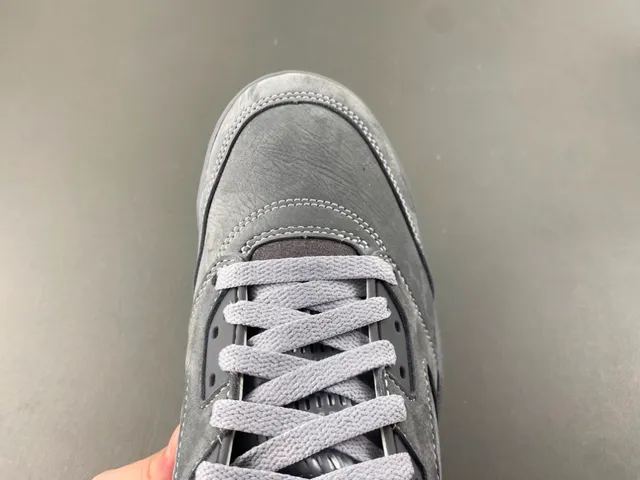 Air Jordan 5 Zapatillas de Baloncesto de Ante Gris Alta 6