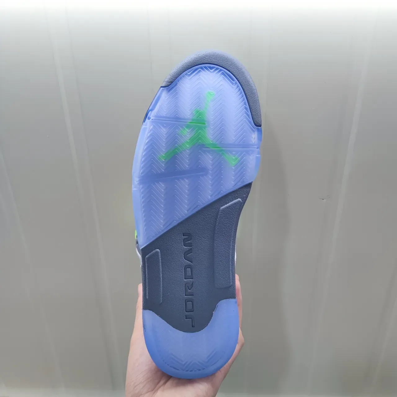 Air Jordan 5 浅灰色 霓虹绿 海军蓝 篮球鞋 2