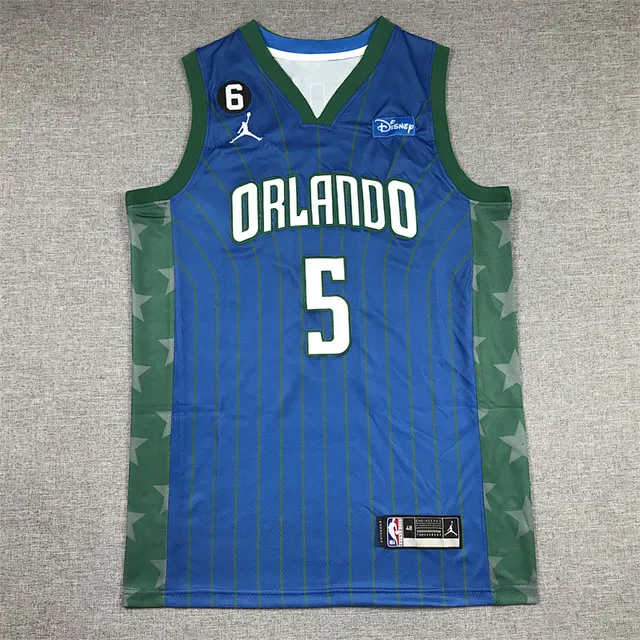 Air Jordan Orlando Magic City Edition নীল সবুজ স্টার জার্সি 2