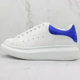 Alexander McQueen Oversized 白色和蓝色麂皮 生活方式运动鞋