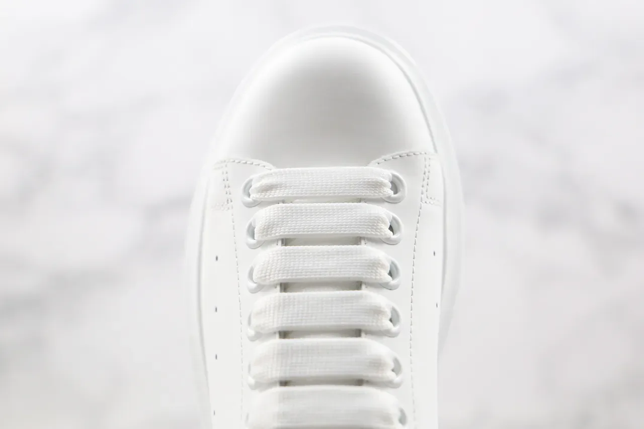 Alexander McQueen Oversized Sneaker White Pink Low-Top Platform Sole Lifestyle Sneakers 5