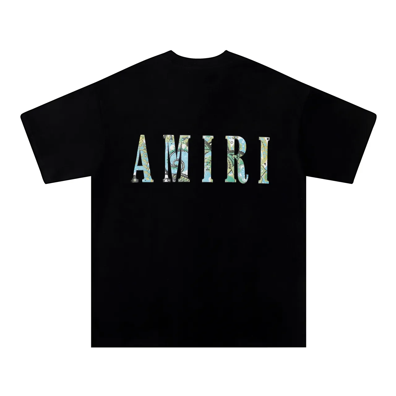Camiseta gráfica multicolor con estampado de logo Amiri 9