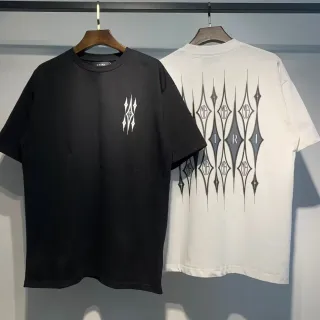 Amiri Skel Top Black and White Graphic Print T-Shirt