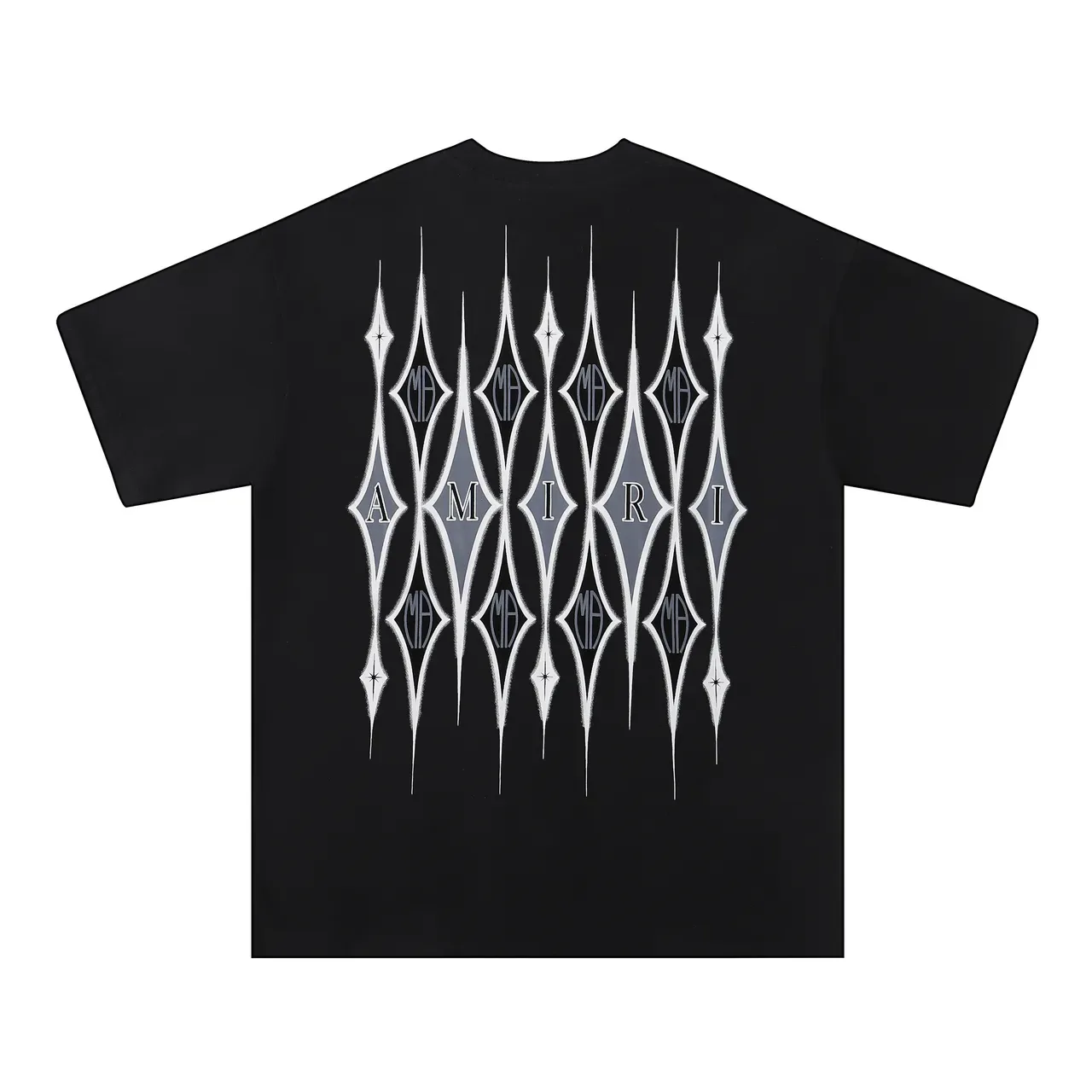 Amiri Skel Top Black and White Graphic Print T-Shirt 2