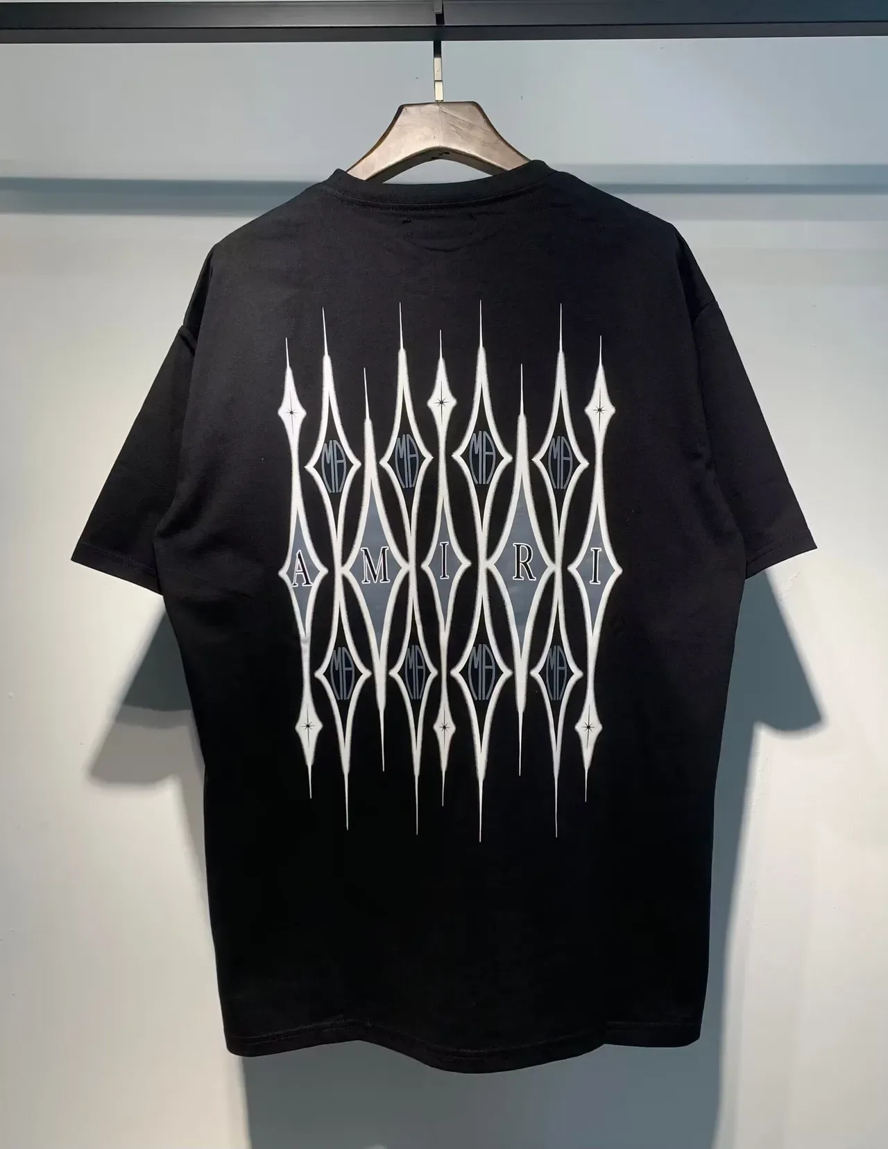Amiri Skel Top Black and White Graphic Print T-Shirt 11