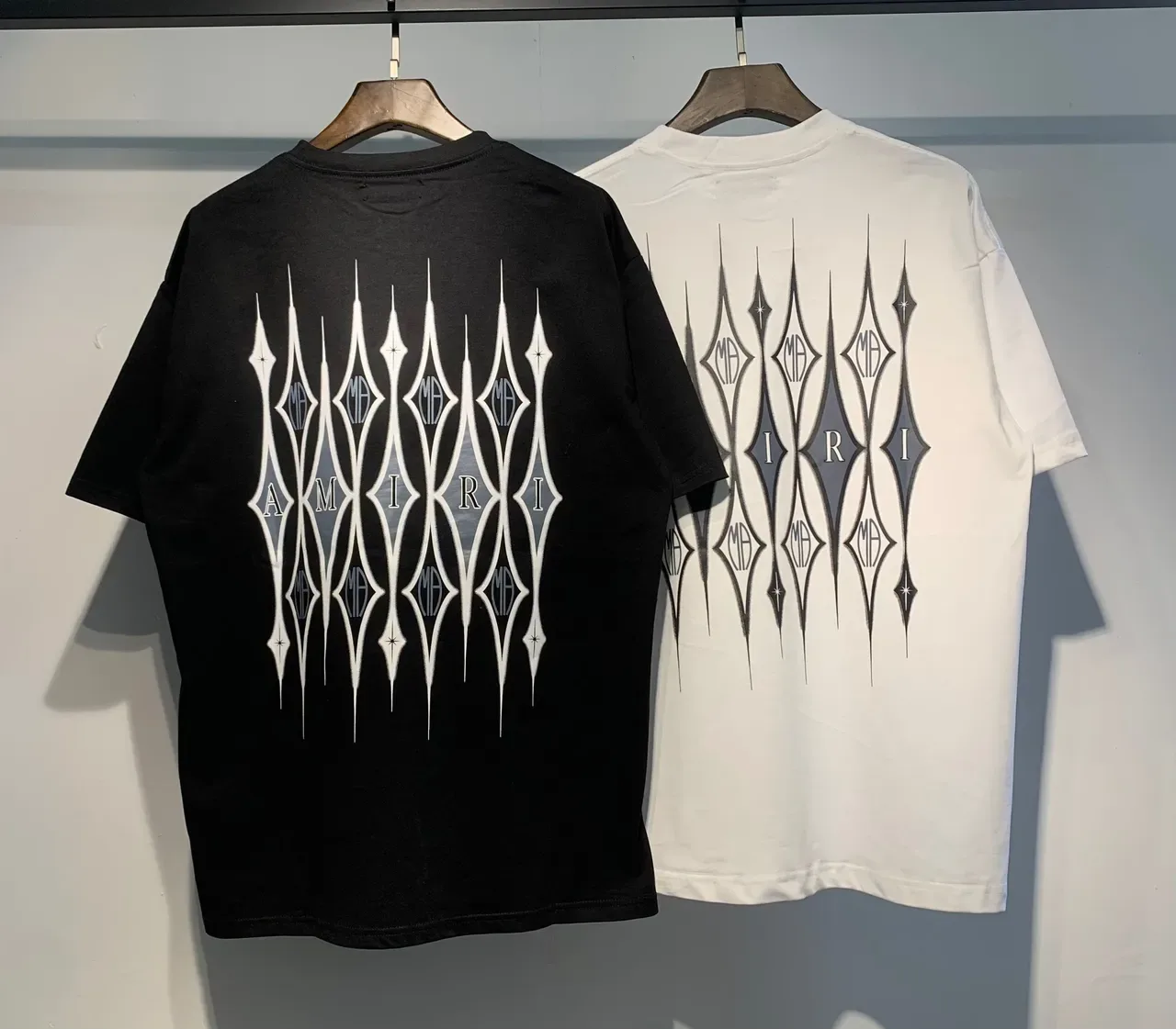 Amiri Skel Top Black and White Graphic Print T-Shirt 12