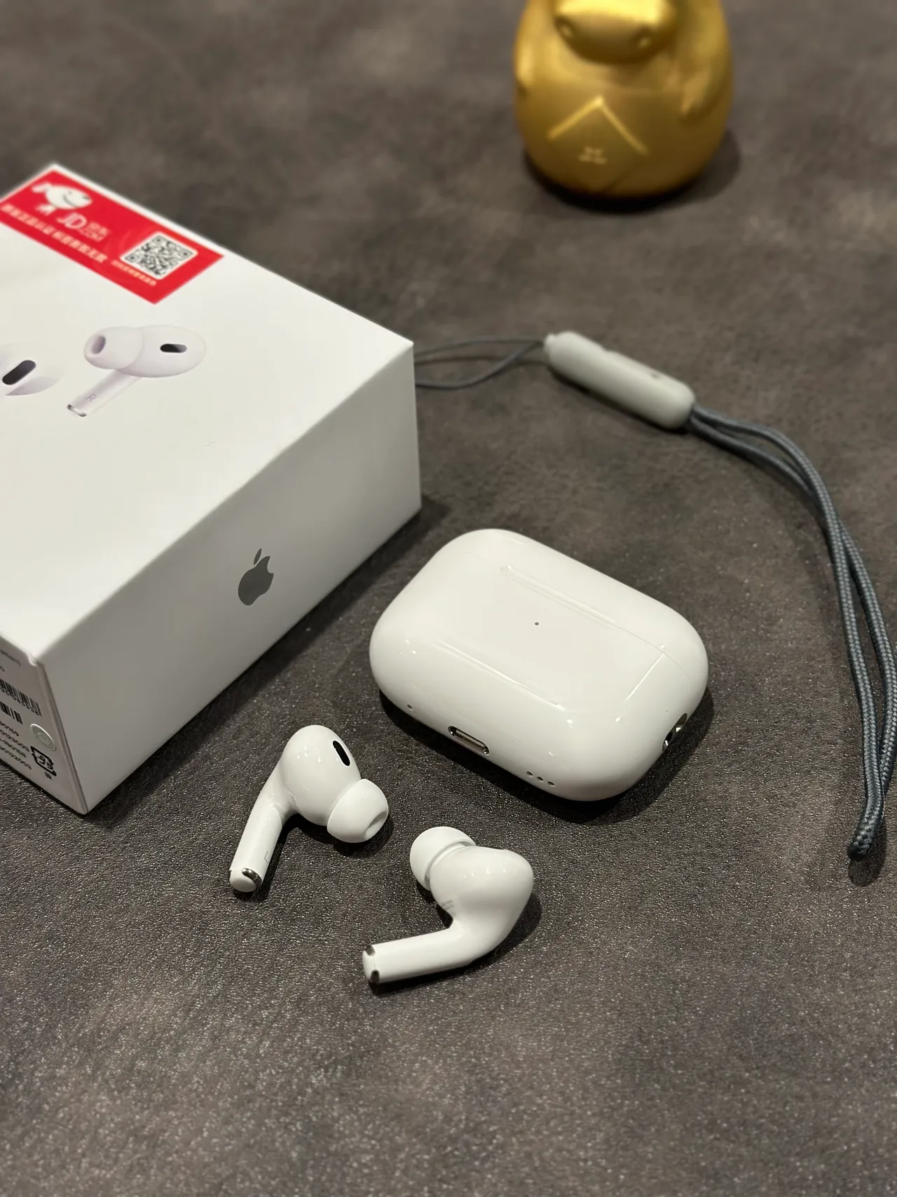 Apple AirPods Pro সাদা স্টেম-স্টাইল সিলিকন কানের টিপস TWS ইয়ারবাডস 7