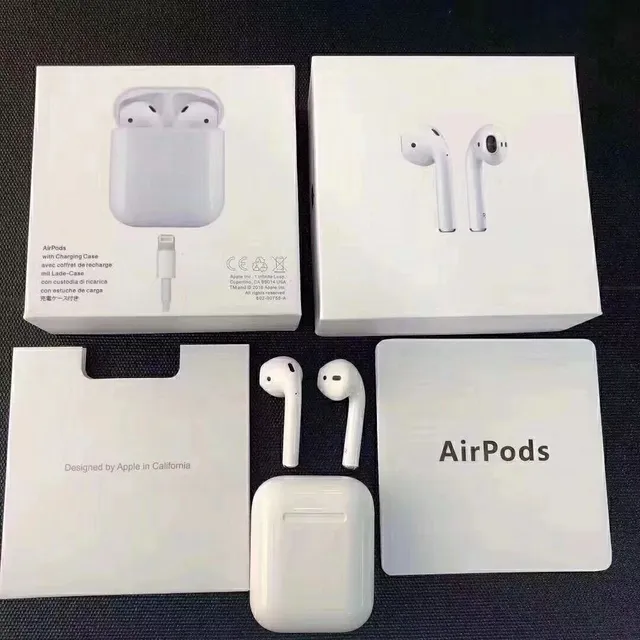 Apple 白色紧凑茎式光泽塑料盒TWS耳机 12