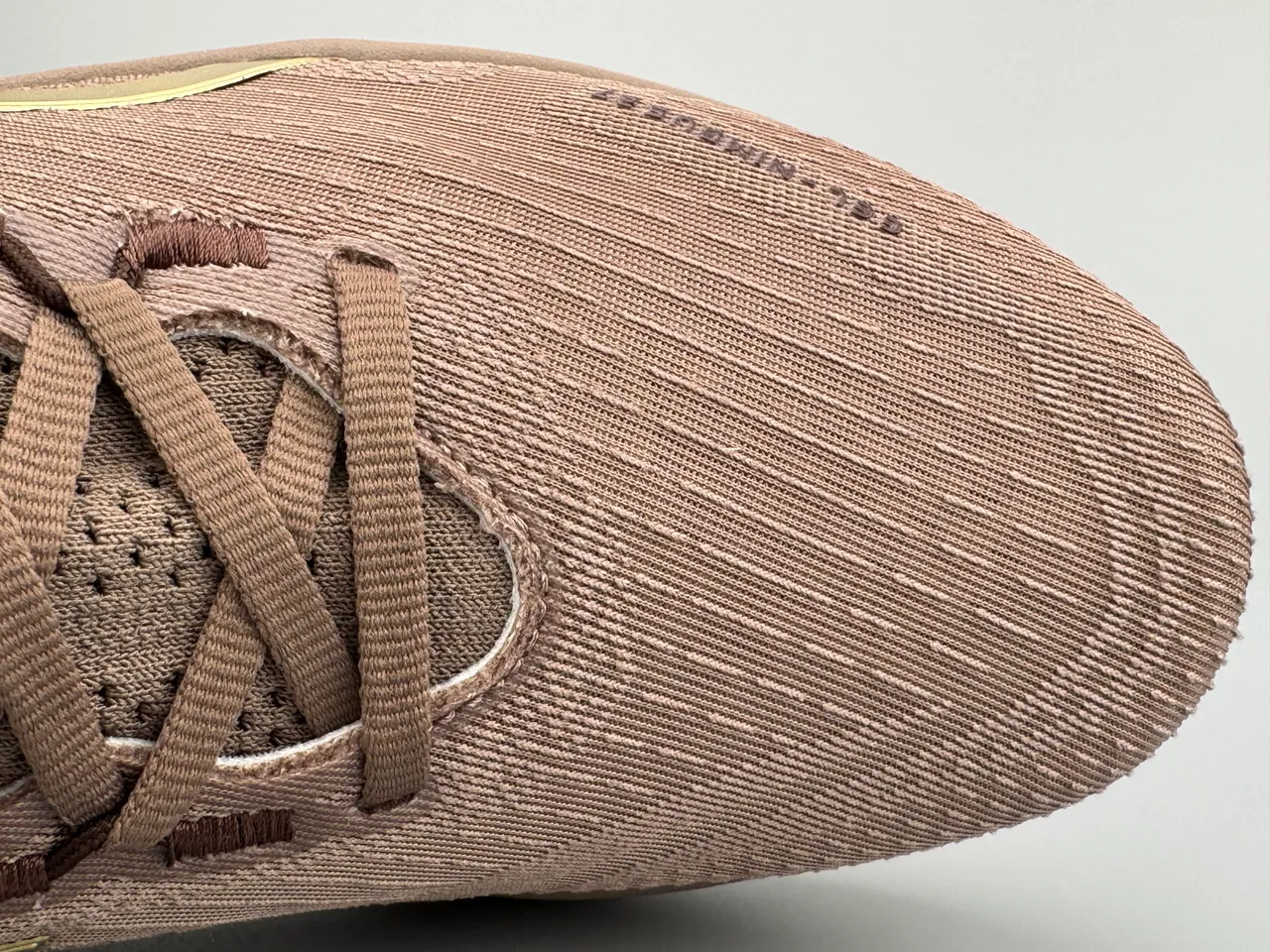 ASICS Brown Gold Knit Upper Tiger Logo Running Shoes 4