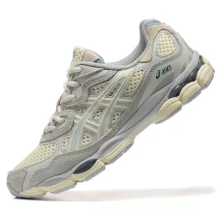 ASICS Gel-Kayano 浅灰色和米色跑鞋