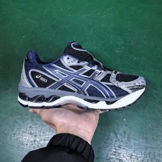 ASICS Gel-Kayano أزرق بحري فضي أحذية جري