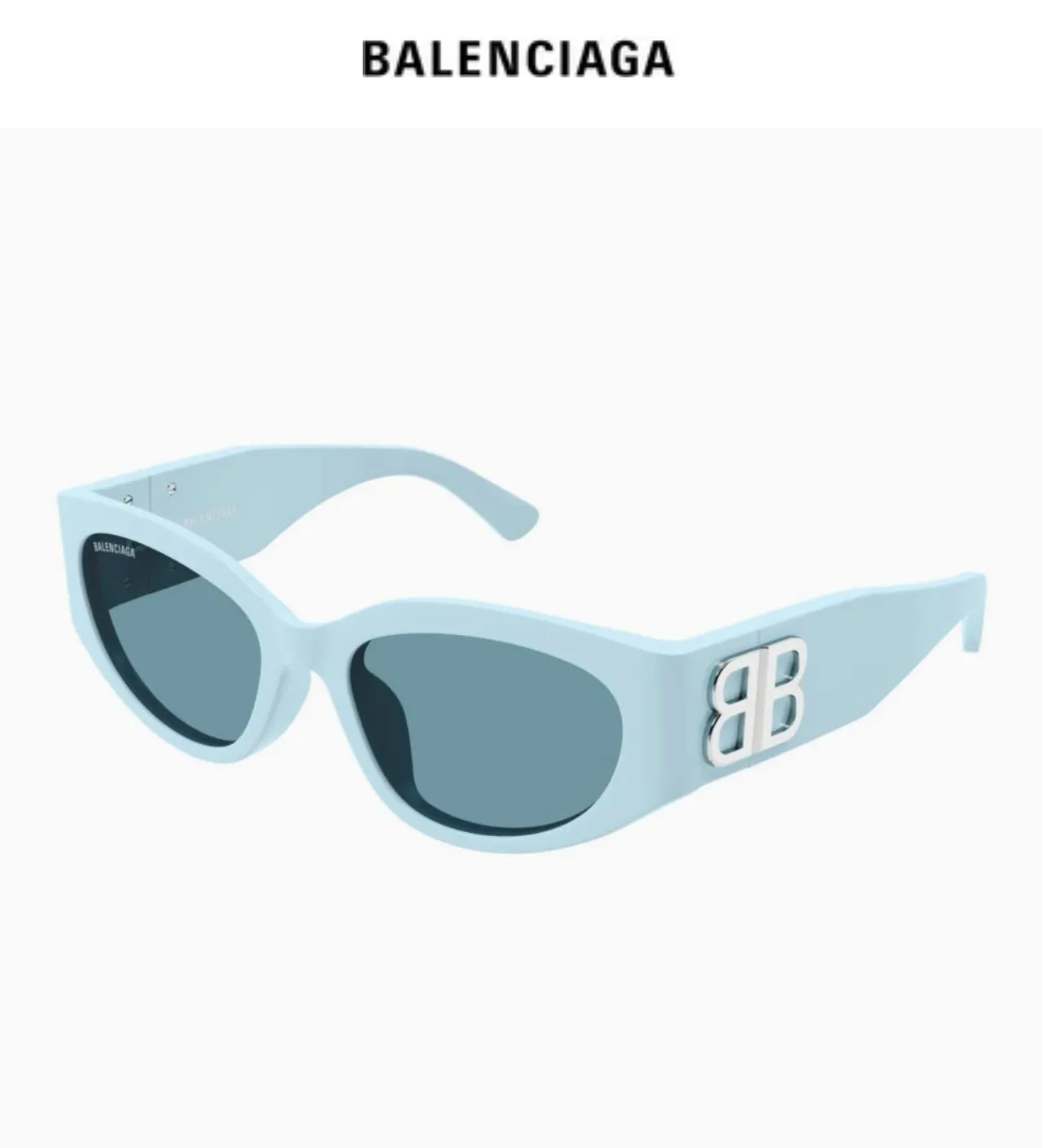 Balenciaga BB Black Gold Matte Acetate Oversized Rectangular Frame Sunglasses 8