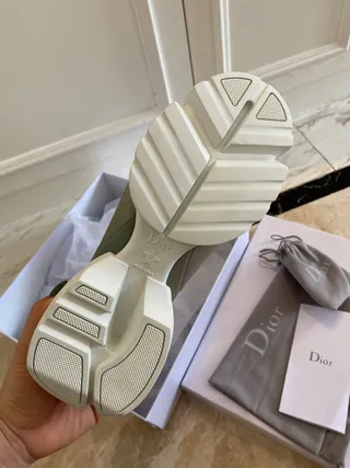 Balenciaga Beige White Oversized Sole Layered Multi-Material Upper Chunky Sneakers 4
