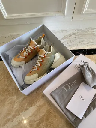 Balenciaga Beige White Oversized Sole Layered Multi-Material Upper Chunky Sneakers 7