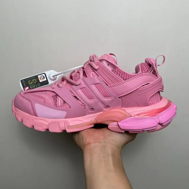 Balenciaga Defender Monochromatic Pink Chunky Sneakers 2