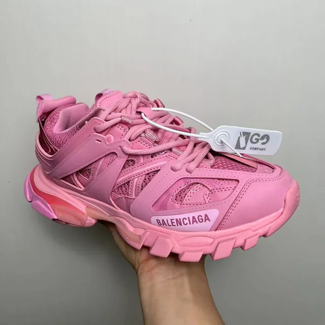 Balenciaga Defender Monochromatic Pink Chunky Sneakers 3