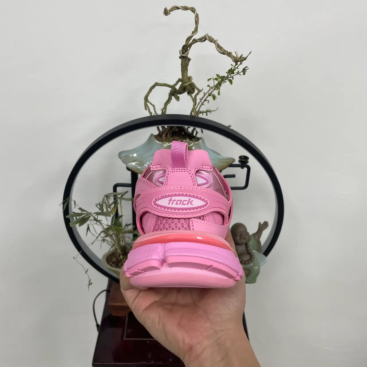 Balenciaga Defender Monochromatic Pink Chunky Sneakers 6