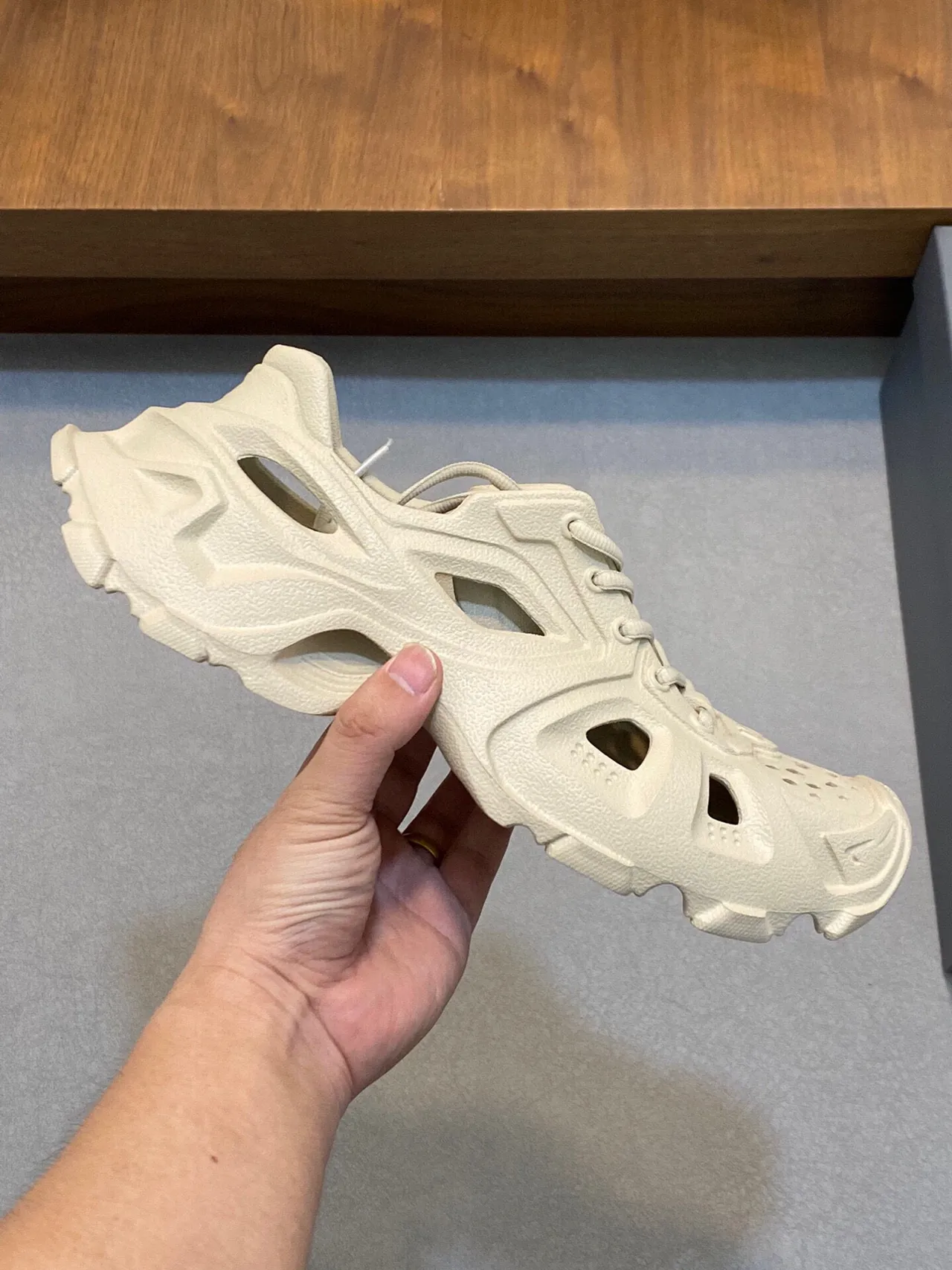 Balenciaga Defender Off-White Chunky Sneakers 4