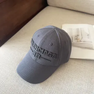 巴伦西亚加 灰色 结构化 六面板 色调 刺绣 标志 棒球帽