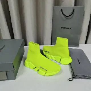 Balenciaga Speed Trainer नियोन पीला लाइफस्टाइल स्नीकर