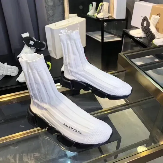 Balenciaga Speed Trainer সাদা এবং কালো Lifestyle Sneakers 5