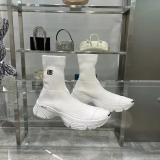 Balenciaga Speed Trainer tênis lifestyle branco com ajuste sock-fit