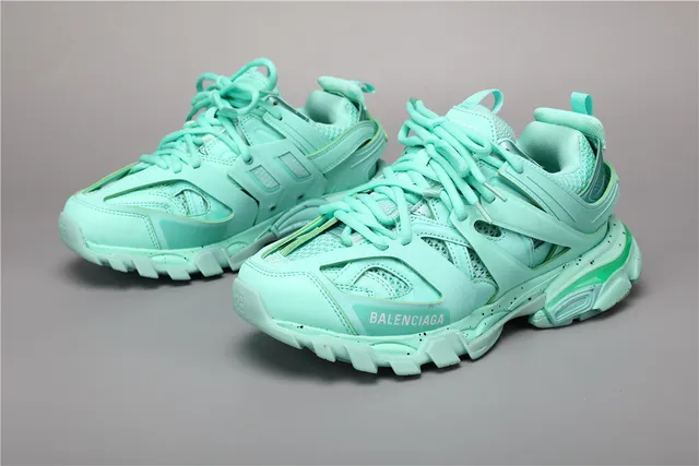 Balenciaga Track 浅绿色厚底运动鞋 5
