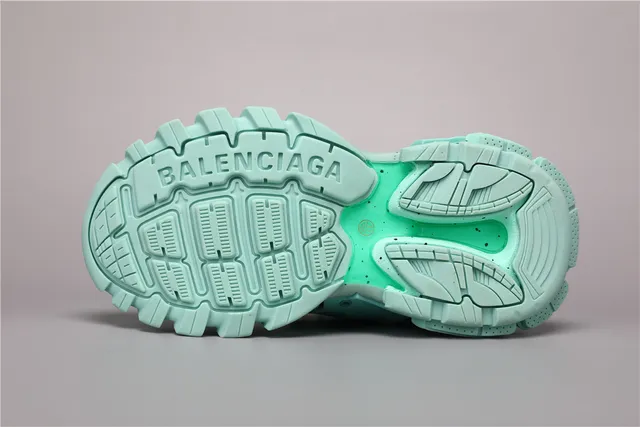 Balenciaga Track 浅绿色厚底运动鞋 6