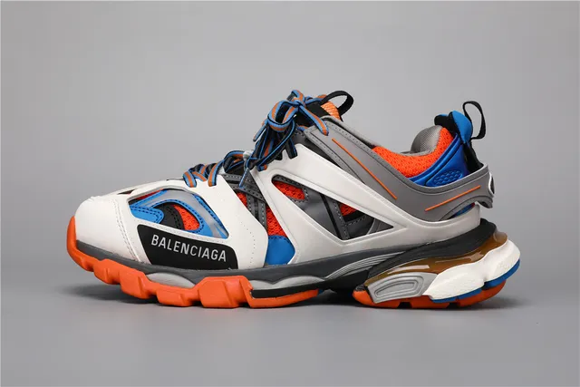 Balenciaga Track Sneaker Blanches Orange Bleu Gris Sneakers Chunky 9