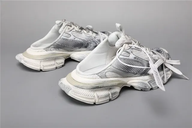 Balenciaga Track Trainer Tênis Chunky Todo Branco 3