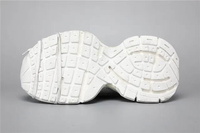 Balenciaga Track Trainer Tênis Chunky Todo Branco 6