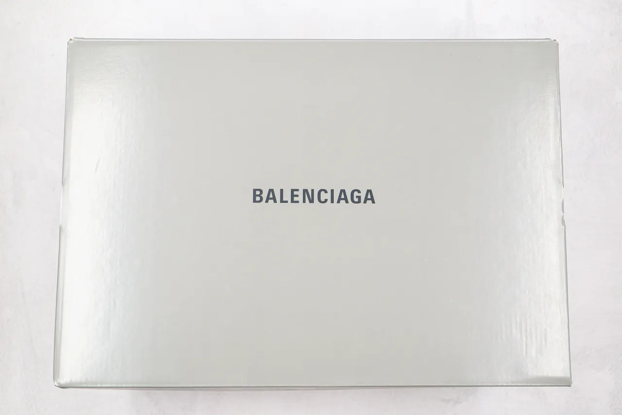 Balenciaga Track Trainer Cinza Azul Amarelo Neon Tênis Chunky 10