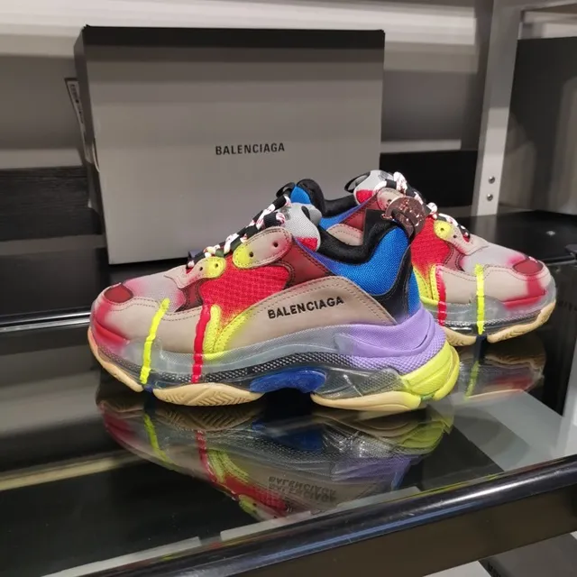 Balenciaga Triple S sneakers chunky multicolores 6