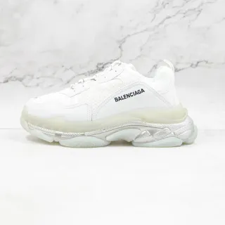 Balenciaga Triple S 白色透明气泡厚底运动鞋